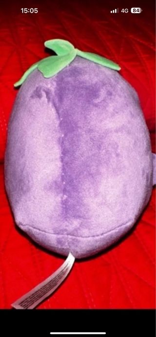 Peluche a forma di melanzana