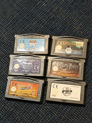 💬 Lote 6 juegos Gameboy advance.