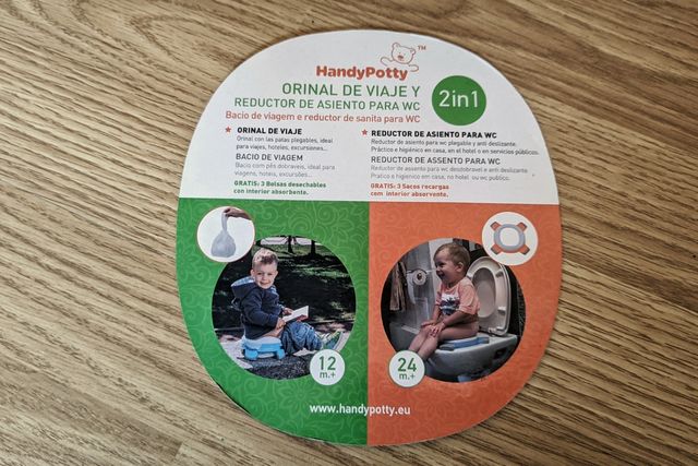 Orinal Portátil Handy Potty
Nikidom