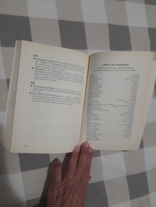 Il libro dei nomi italiani dalla A alla Z