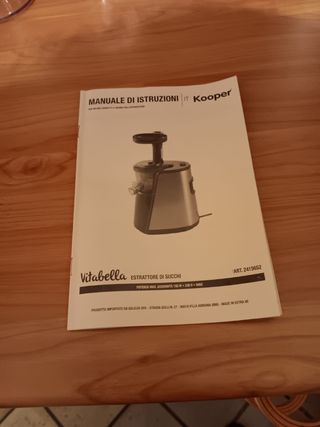 Estrattore frutta e verdura kooper 