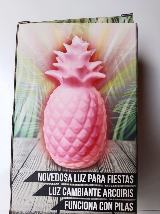 Lampara piña multicolor