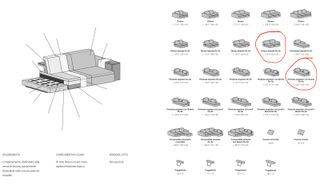 Divano Samoa slide/shift allungabile con penisola