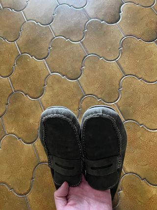 Mocassini Verdi Scamosciati Bata