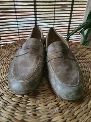 Loafers pele italiana.
