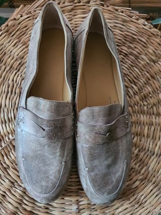 Loafers pele italiana.