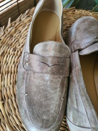 Loafers pele italiana.