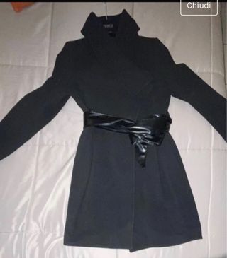 cappotto donna nero