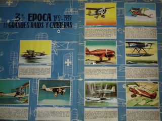 HISTORIA DE LA AVIACION (álbum de Cromos)
