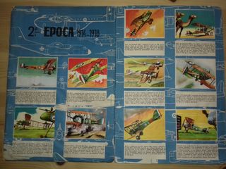 HISTORIA DE LA AVIACION (álbum de Cromos)