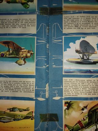 HISTORIA DE LA AVIACION (álbum de Cromos)