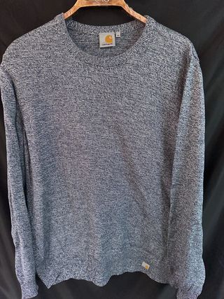 Suéter azul jaspeado CARHARTT talla M