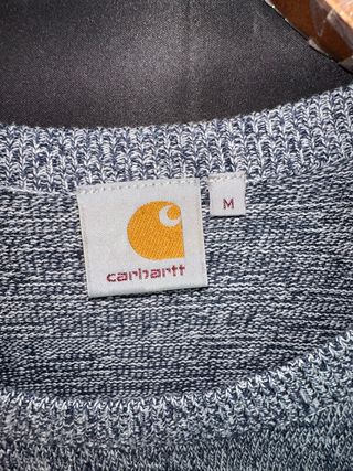 Suéter azul jaspeado CARHARTT talla M
