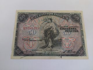 50 pesetas de 1096
