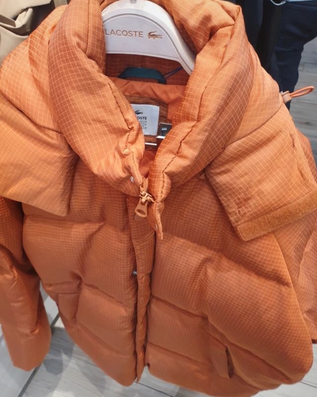 Abrigo Plumas Lacoste. Talla M. Nuevo a Estrenar