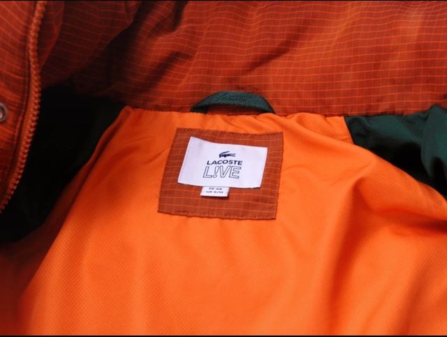 Abrigo Plumas Lacoste. Talla M. Nuevo a Estrenar