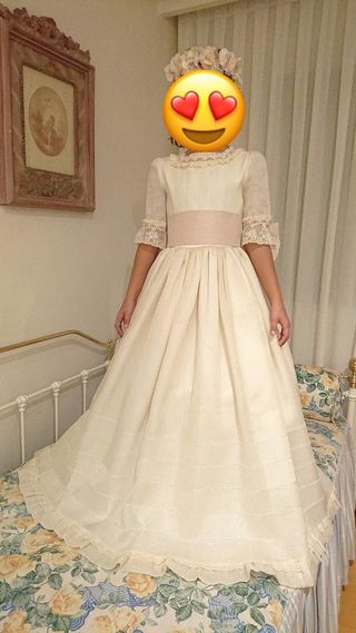 PRECIOSO VESTIDO DE COMUNIÓN