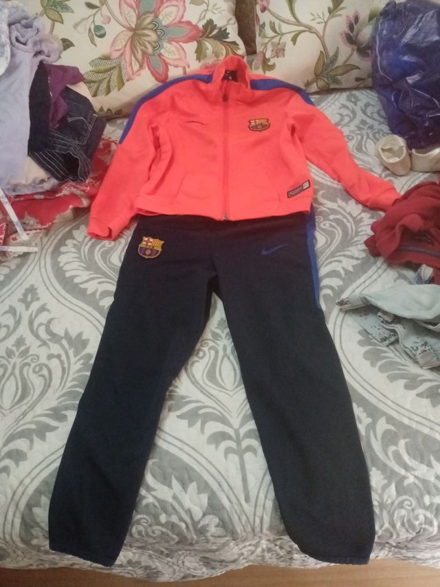 chandal del barsa original y 5 6 años