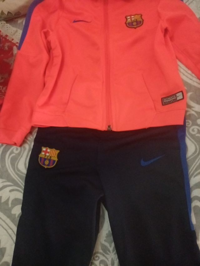 chandal del barsa original y 5 6 años