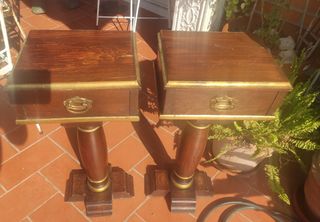 Conjunto de 2 mesitas antiguas