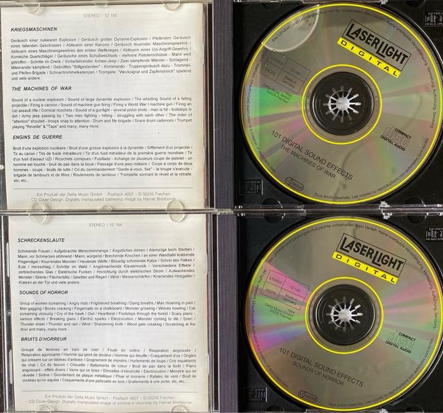 Digital 101 Sound Effects 2 CDs