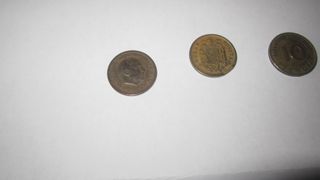 MONEDAS ANTIGUAS PESETAS Y PENIQUES 