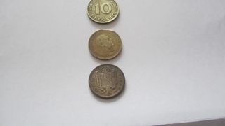 MONEDAS ANTIGUAS PESETAS Y PENIQUES 