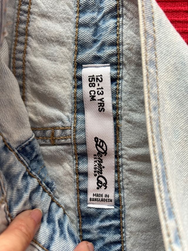 peto vaquero talla 12-13