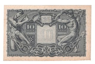 10 Lire, Testa di Giove, Novembre 1944 - FDS