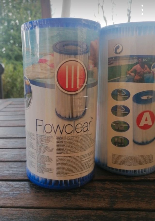 Filtri per piscina misure h 203 mm e diam 104 mm