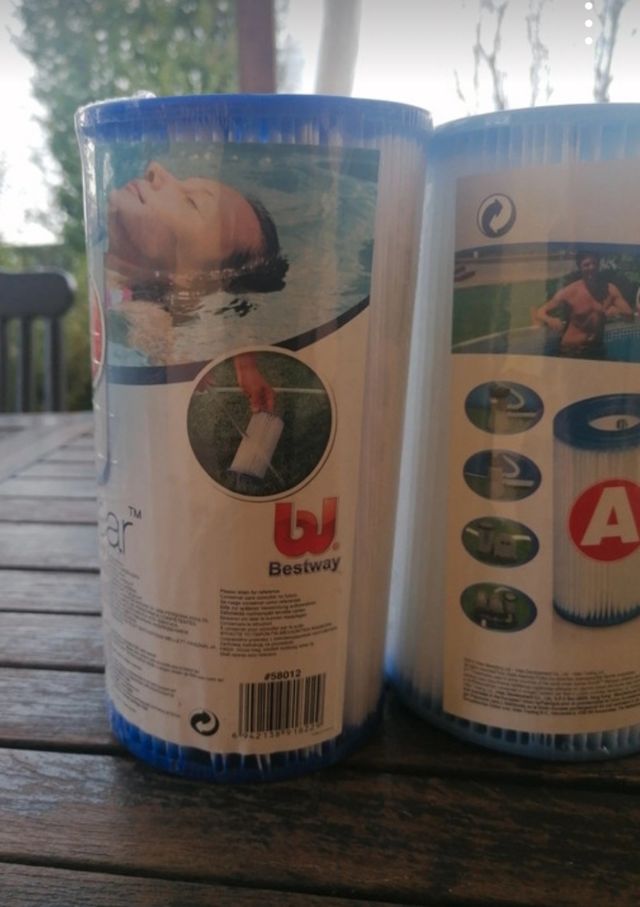 Filtri per piscina misure h 203 mm e diam 104 mm