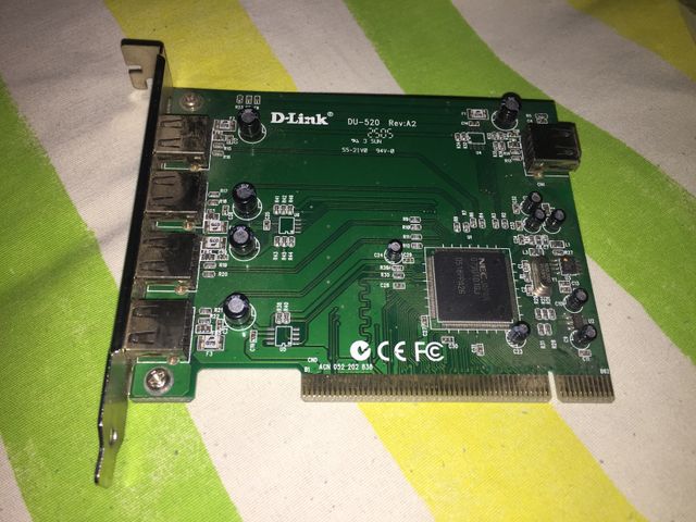 Hub USB original D-LINK PCI