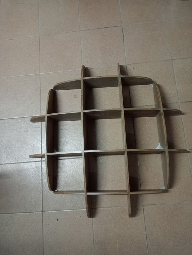 Libreria in teak melaminico