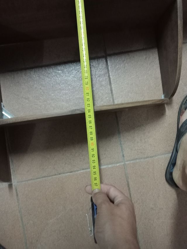 Libreria in teak melaminico