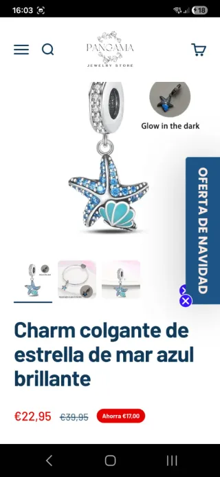 charms para pulsera Pandora de plata