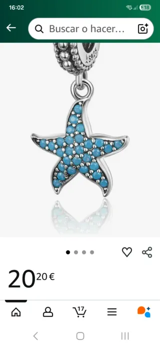 charms para pulsera Pandora de plata