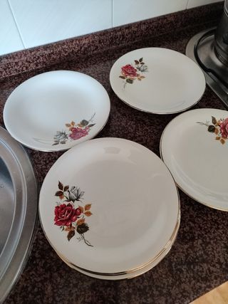 Platos vintage colección San Claudio 