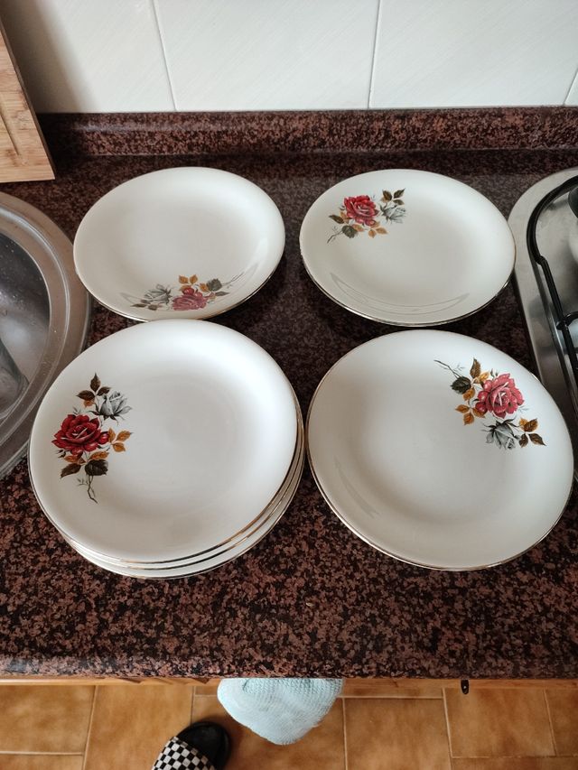 Platos vintage colección San Claudio 