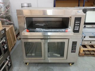 Horno de Pizza Eléctrico con Fermentadora (380v)