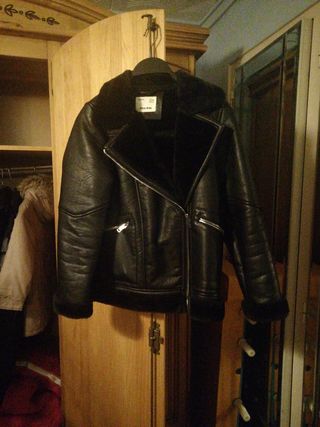 Chaqueta cuero niña