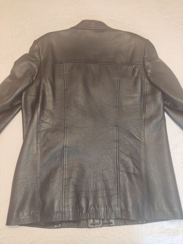 Americana cuero hombre