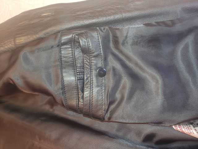 Americana cuero hombre