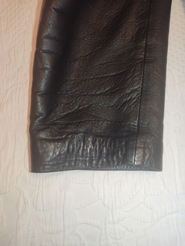 Americana cuero hombre