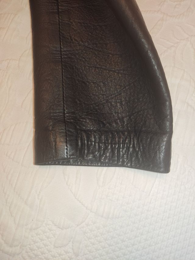 Americana cuero hombre