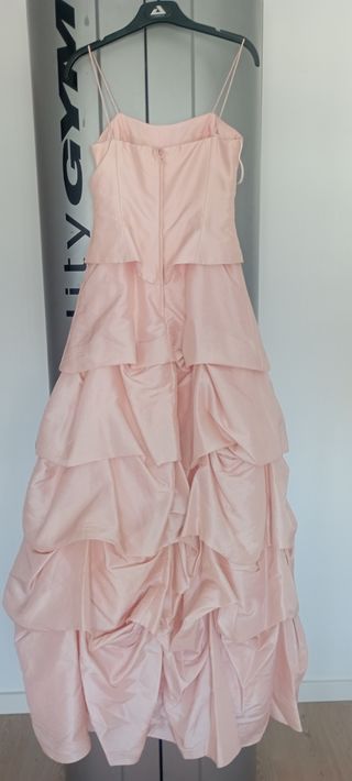 Vestido fiesta rosa Talla 36