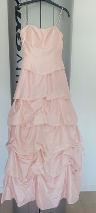 Vestido fiesta rosa Talla 36