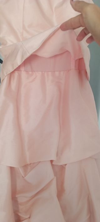 Vestido fiesta rosa Talla 36