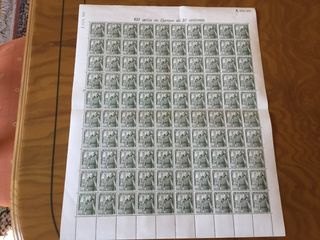 sellos 30 centimos Franco España