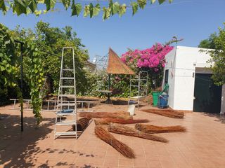 Se hacen sombrillas y pergolas. Ect