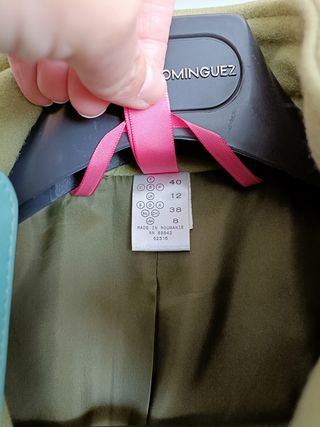 ABRIGO DE PAÑO 